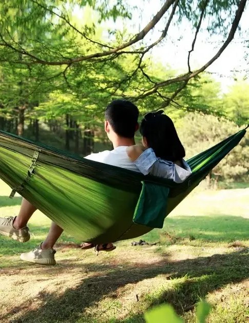 Двомісний гамак з антимоскітною сіткою